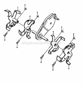 Page D Diagram and Parts List for 917292401  Craftsman Tiller