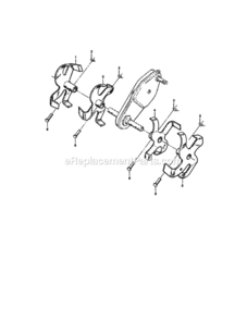Page D Diagram and Parts List for 917292403  Craftsman Tiller