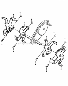 Page D Diagram and Parts List for 917292460  Craftsman Tiller