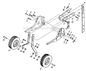 Part Location Diagram of 532146248 Husqvarna Wheel Assembly