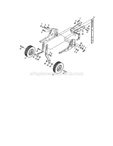 Part Location Diagram of 9190RX479 Craftsman Bracket Wheel