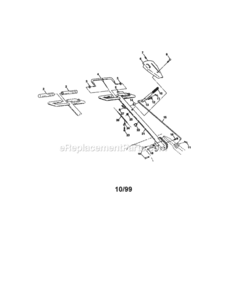 Page A Diagram and Parts List for 917293180  Craftsman Tiller