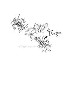 Page F Diagram and Parts List for 917293202  Craftsman Tiller