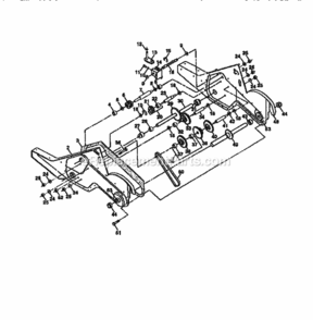 Page D Diagram and Parts List for 917293301  Craftsman Tiller