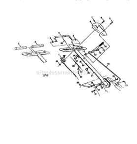 Page A Diagram and Parts List for 917293401  Craftsman Tiller