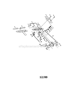 Page A Diagram and Parts List for 917293470  Craftsman Tiller