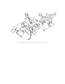 Page E Diagram and Parts List for 917293470  Craftsman Tiller