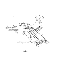 Page A Diagram and Parts List for 917293472  Craftsman Tiller