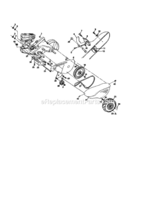 Page B Diagram and Parts List for 917293472  Craftsman Tiller