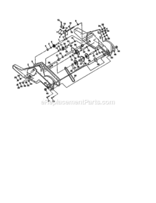 Page D Diagram and Parts List for 917293472  Craftsman Tiller