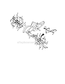 Page F Diagram and Parts List for 917293480  Craftsman Tiller