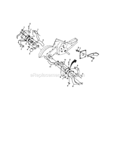 Page F Diagram and Parts List for 917293484  Craftsman Tiller