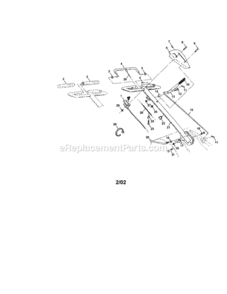 Page A Diagram and Parts List for 917293491  Craftsman Tiller
