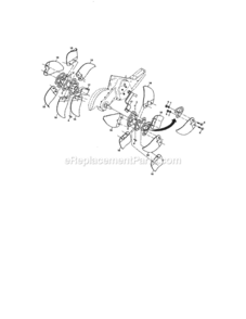 Page F Diagram and Parts List for 917293493  Craftsman Tiller