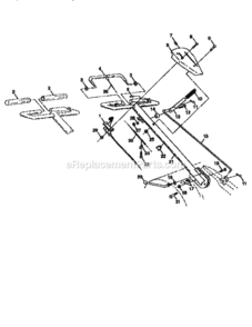Page A Diagram and Parts List for 917293560  Craftsman Tiller