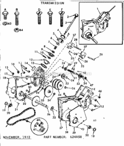 Page H Diagram and Parts List for 917293580  Craftsman Tiller