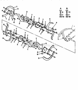 Page F Diagram and Parts List for 917293880  Craftsman Tiller