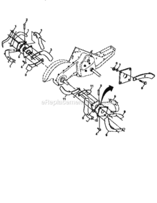 Page F Diagram and Parts List for 917293970  Craftsman Tiller