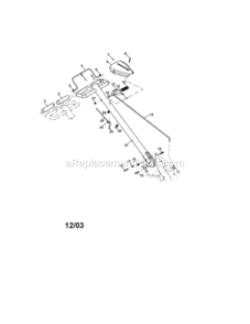 Page A Diagram and Parts List for 917294250  Craftsman Tiller
