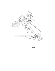 Page A Diagram and Parts List for 917294270  Craftsman Tiller