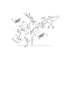 Page E Diagram and Parts List for 917294270  Craftsman Tiller