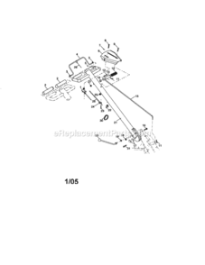 Page A Diagram and Parts List for 917294271  Craftsman Tiller