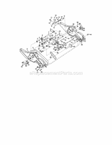 Page D Diagram and Parts List for 917294271  Craftsman Tiller