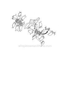 Page F Diagram and Parts List for 917294271  Craftsman Tiller