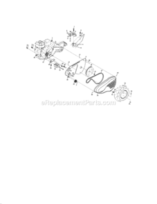 Page B Diagram and Parts List for 917294483  Craftsman Tiller