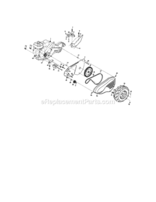 Page B Diagram and Parts List for 917294484  Craftsman Tiller