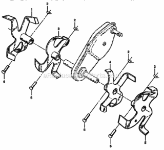 Page D Diagram and Parts List for 917295351  Craftsman Tiller