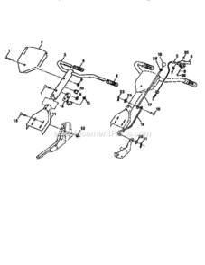Page A Diagram and Parts List for 917295460  Craftsman Tiller