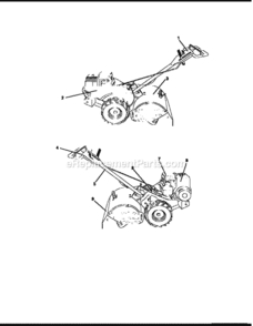 Page G Diagram and Parts List for 917295553  Craftsman Tiller