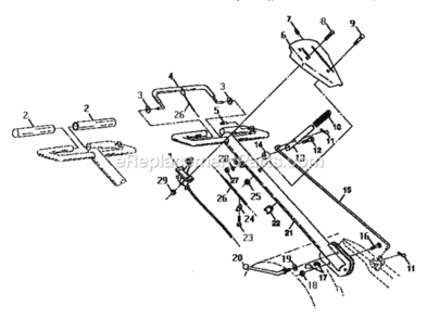 Part Location Diagram of 148583 Craftsman Throttle Control