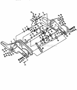 Page D Diagram and Parts List for 917295660  Craftsman Tiller