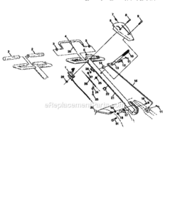 Page A Diagram and Parts List for 917295852  Craftsman Tiller