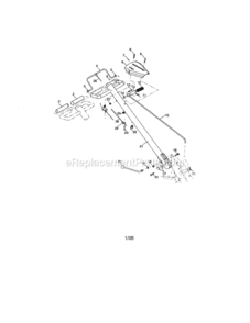Page A Diagram and Parts List for 917296030  Craftsman Tiller