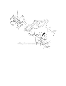 Page F Diagram and Parts List for 917296030  Craftsman Tiller