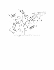 Tine_Shield Diagram and Parts List for 917296040  Craftsman Lawn Mower