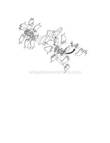 Tine_Assembly Diagram and Parts List for 917296040  Craftsman Lawn Mower