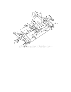 Page D Diagram and Parts List for 917296111  Craftsman Tiller
