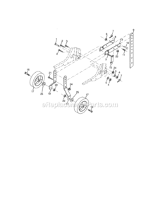 Page C Diagram and Parts List for 917297015  Craftsman Tiller