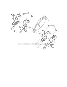 Page D Diagram and Parts List for 917297015  Craftsman Tiller