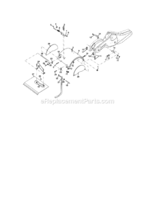 Page E Diagram and Parts List for 917297020  Craftsman Tiller