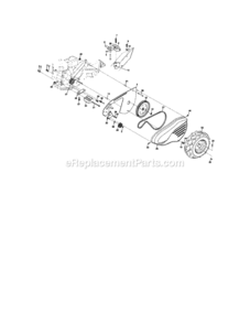 Page B Diagram and Parts List for 917297021  Craftsman Tiller