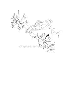 Page F Diagram and Parts List for 917297031  Craftsman Tiller