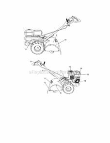 Part Location Diagram of 410927 Craftsman Decal, Blt Guard