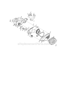 Page B Diagram and Parts List for 917297140  Craftsman Tiller