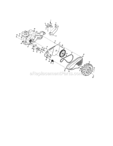 Page B Diagram and Parts List for 917297141  Craftsman Tiller