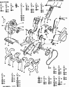 Part Location Diagram of 9554R Craftsman Drag Stake